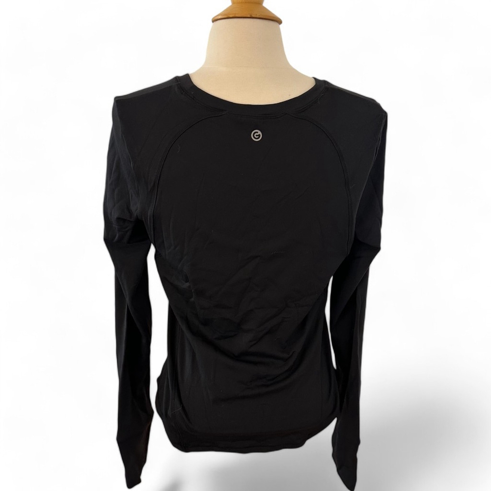 Women's Gaiam Black Long Sleeve Top Size XL
